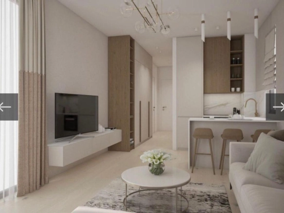 Jednosoban stan 45 m² sa pogledom na more – Bečići, Budva