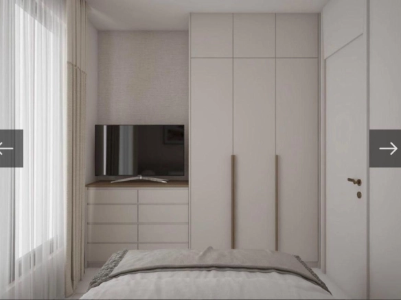 Jednosoban stan 45 m² sa pogledom na more – Bečići, Budva