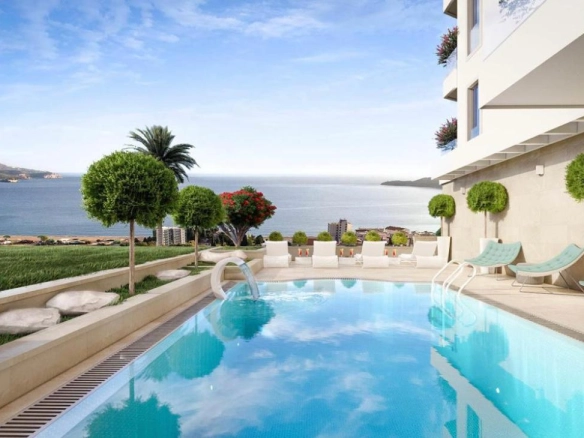 Jednosoban stan 45 m² sa pogledom na more – Bečići, Budva