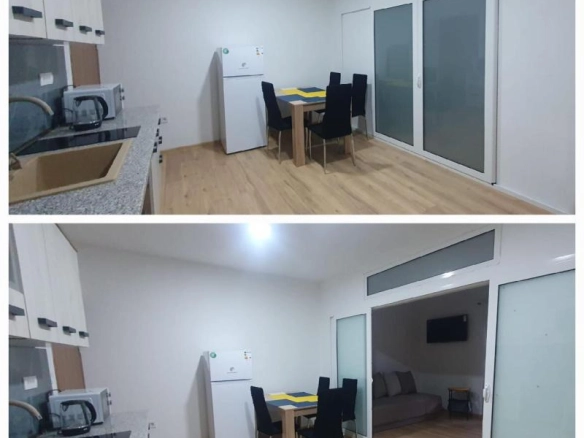 Izdavanje: Jednosoban stan 76 m² sa zastakljenom terasom i pogledom na more – Šušanj, Bar