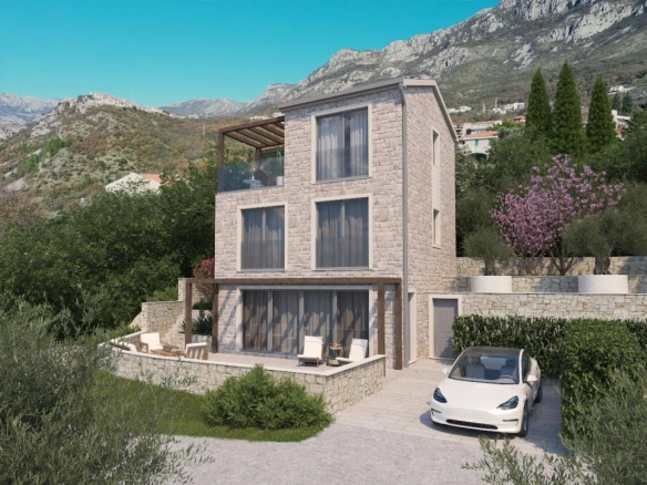 Dvije vile 114 m² sa bazenom i pogledom na more – Blizikuće, Budva