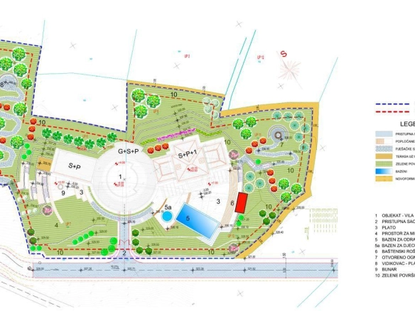 Plac 5685 m² sa panoramskim pogledom na more – Blizikuće, Budva
