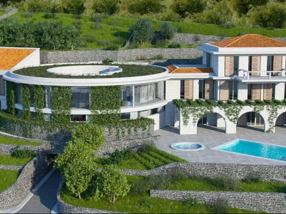 Plac 5685 m² sa panoramskim pogledom na more – Blizikuće, Budva