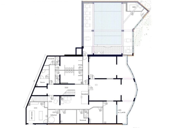 Izdavanje: Poslovni prostor 660 m² u kompleksu sa pogledom na more – Bečići, Budva