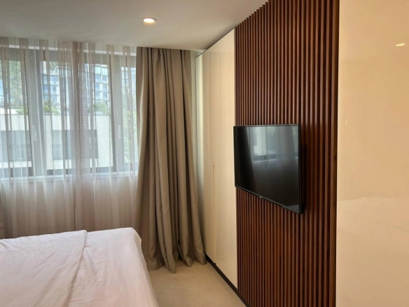 Jednosoban stan 54 m² na prvoj liniji do mora – Rafailovići, Budva