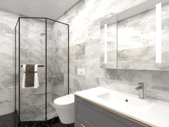 Jednosoban stan 56 m² u izgradnji, sa terasom – Sutomore, Bar