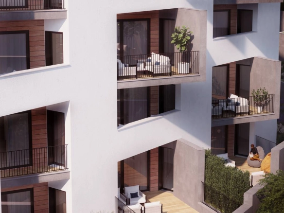 Jednosoban stan 58 m² u novom kompleksu sa bazenom – Bečići, Budva