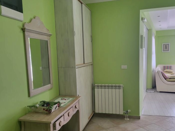Dvosoban stan 119 m² sa pogledom na more u kompleksu sa bazenom – Dobra Voda, Bar