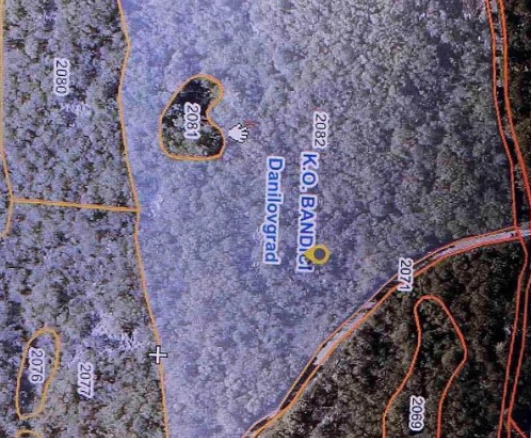 Plac 19808 m² uz put, struju i vodu – Bandići, Danilovgrad