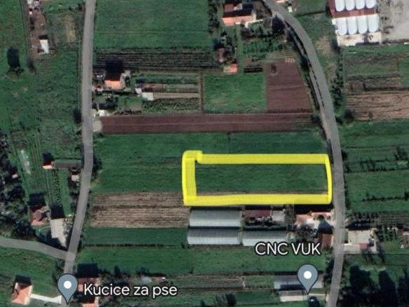 Plac 2000 m² pravougaonog oblika, ravan teren – Grbavci, Podgorica