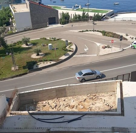 Jednosoban stan 45 m² sa pogledom na more i plažu – Pržno, Budva