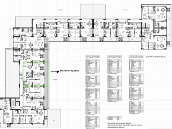 Penthaus 169 m² sa pogledom na more i Stari grad – Budva