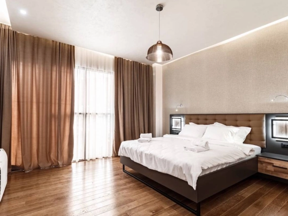 Dvosoban stan 131 m² sa pogledom na more i Stari grad – Budva