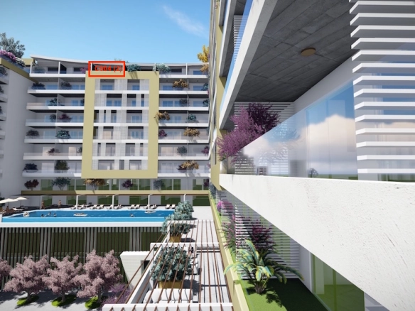 Penthaus 80 m² sa pogledom na more i Stari grad – Budva