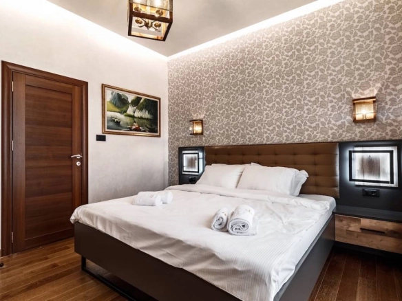 Jednosoban stan 79 m² sa pogledom na more i Stari grad – Budva
