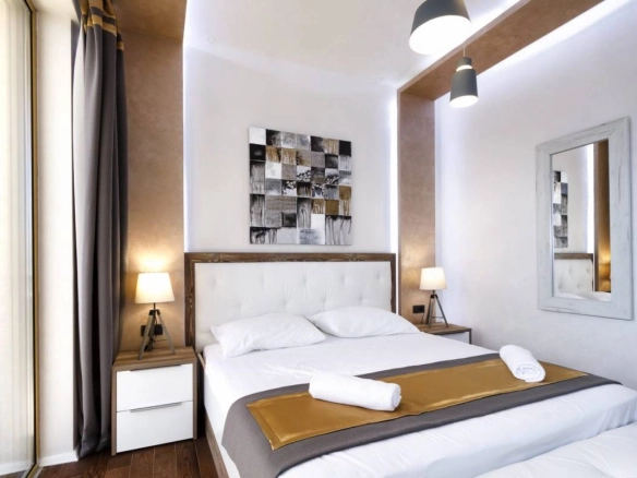 Dvosoban stan 100 m² sa pogledom na more i Stari grad – Budva
