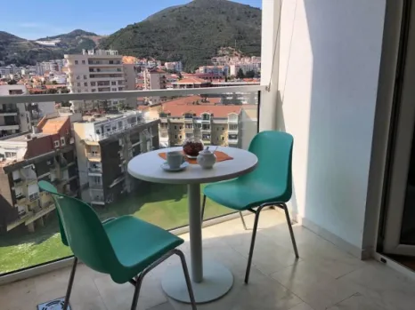 Izdavanje: Jednosoban stan 67 m² na sedmom spratu sa pogledom – Budva