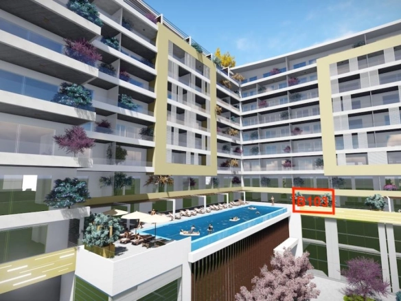 Jednosoban stan 96 m² sa pogledom na more i terasom – Budva