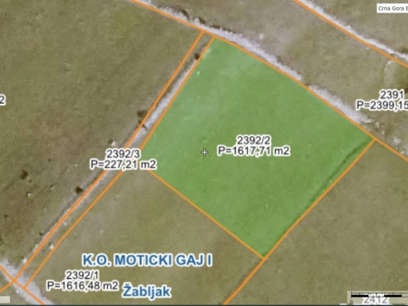 Plac 851 m² u mirnom i slikovitom kraju – Žabljak, Cetinje