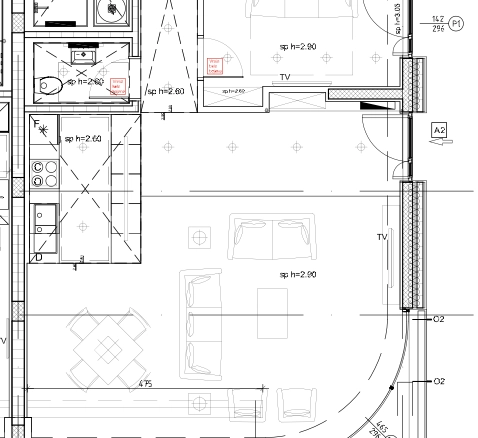 Stan 167 m² sa pogledom na more i planine – Budva