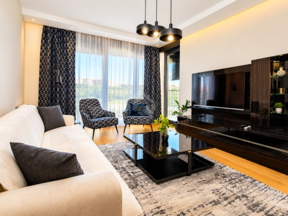 Jednosoban lux stan 57 m² + garaža, Atlas Capital – Podgorica