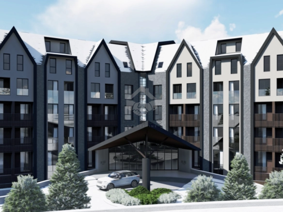 Građevinski plac 8.039 m² sa idejnim projektom hotela, Centar – Kolašin