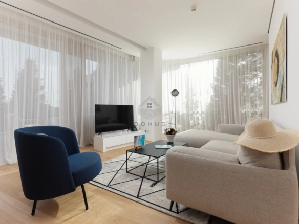 Trosoban luksuzan stan 214 m² sa pogledom na more, Dukley Gardens – Budva