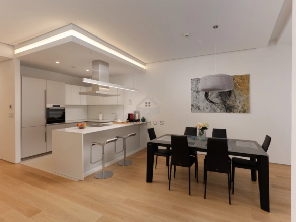 Trosoban luksuzan stan 214 m² sa pogledom na more, Dukley Gardens – Budva