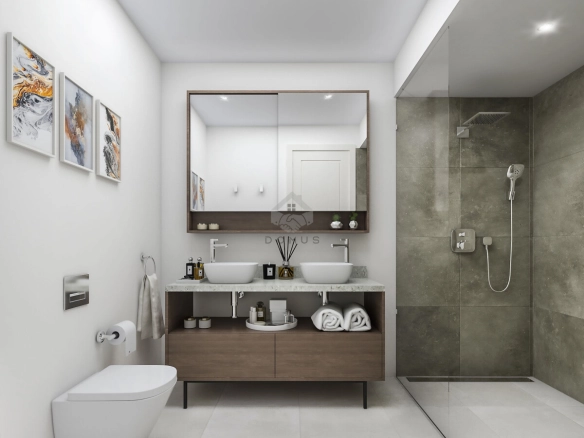 Jednosoban luksuzan stan 94 m² sa pogledom na more, Luštica Bay – Tivat