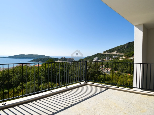 Jednosoban stan 69 m² sa pogledom na more, Bečići – Budva