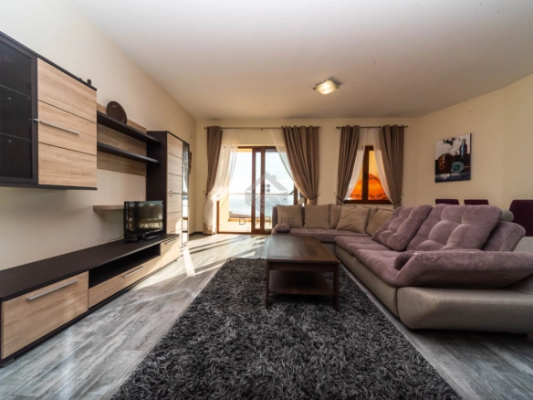 Jednosoban stan 91 m² sa pogledom na more + garaža, Bečići – Budva