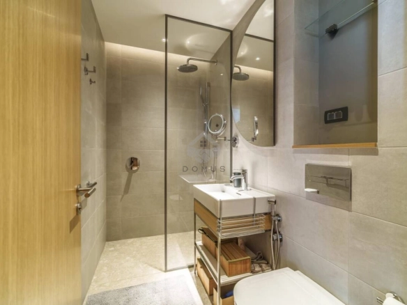 Jednosoban stan 55 m² sa pogledom na more, Tivat
