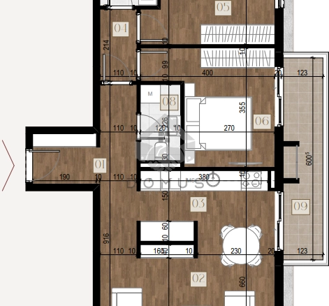 Dvosoban stan u izgradnji 79 m², Zelenika – Podgorica