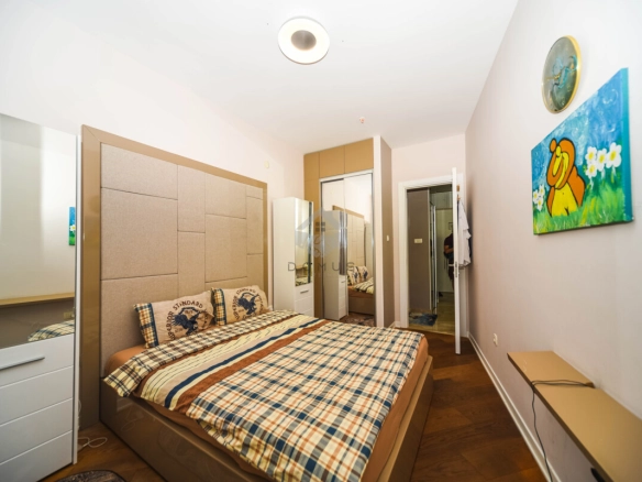 Jednosoban namješten stan 63 m², Tre Canne – Budva