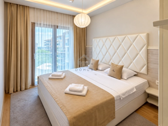 Jednosoban namješten stan 50 m², Pržno – Budva
