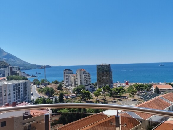 Nov dvosoban stan sa pogledom na more, Bečići, Budva — fotografija 16