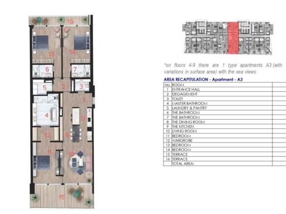 Trosoban stan 173 m² – Budva — fotografija 3