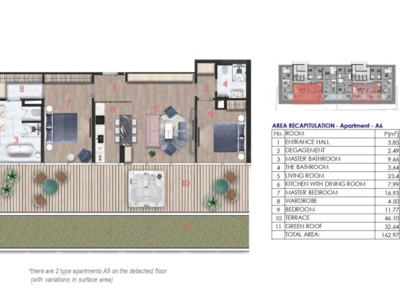 Trosoban stan 173 m² – Budva — fotografija 16
