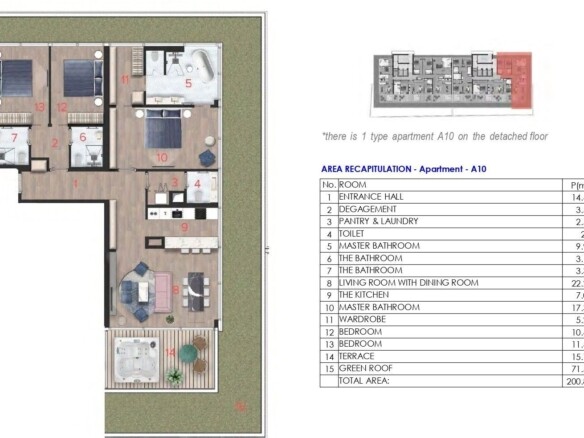 Trosoban stan 173 m² – Budva — fotografija 19