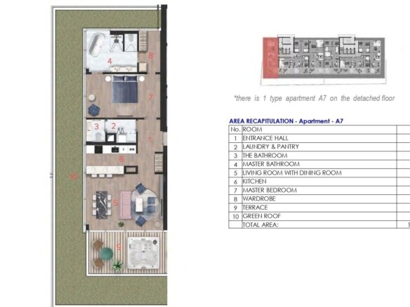 Trosoban stan 173 m² – Budva — fotografija 21