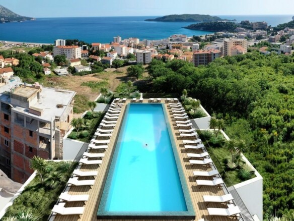 Dvosoban stan 109 m² – Bečići, Budva — fotografija 14