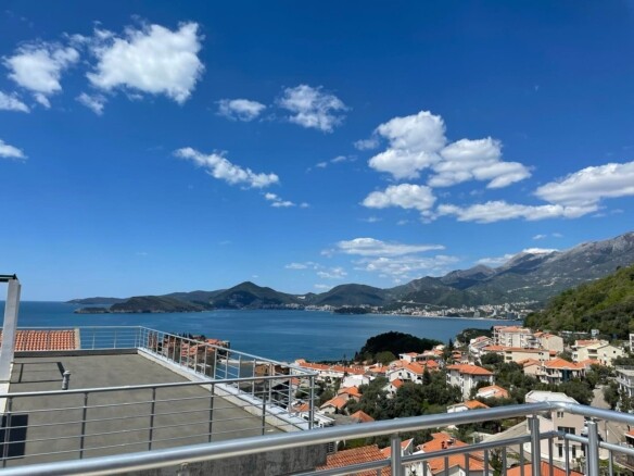 Garsonjera sa pogledom na more, Sveti Stefan, Budva — fotografija 2