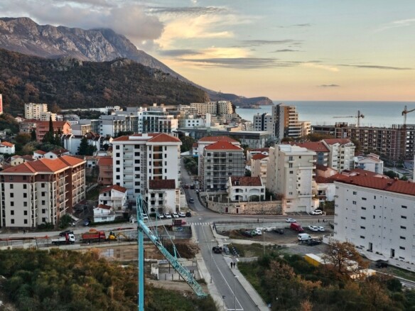 Jednosoban stan sa pogledom na more u Bečićima, Budva — fotografija 20