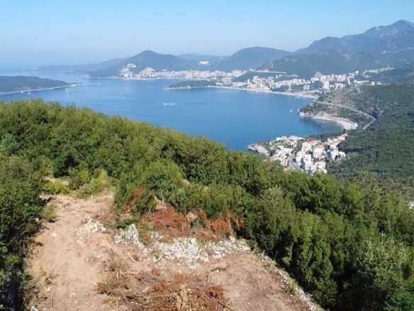 Plac sa pogledom na Budvansku rivijeru, Sveti Stefan, Budva — fotografija 2