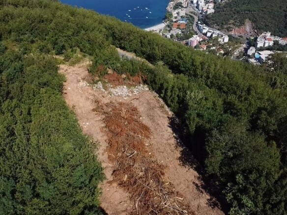 Plac sa pogledom na Budvansku rivijeru, Sveti Stefan, Budva — fotografija 4
