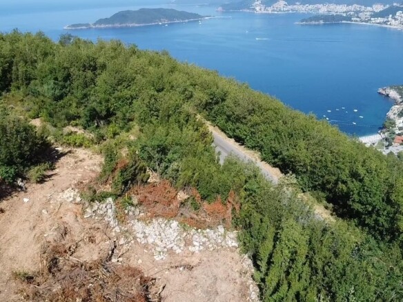 Plac sa pogledom na Budvansku rivijeru, Sveti Stefan, Budva — fotografija 7