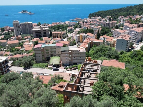 Mini zgrada sa pogledom na more u Petrovcu, Budva — fotografija 6