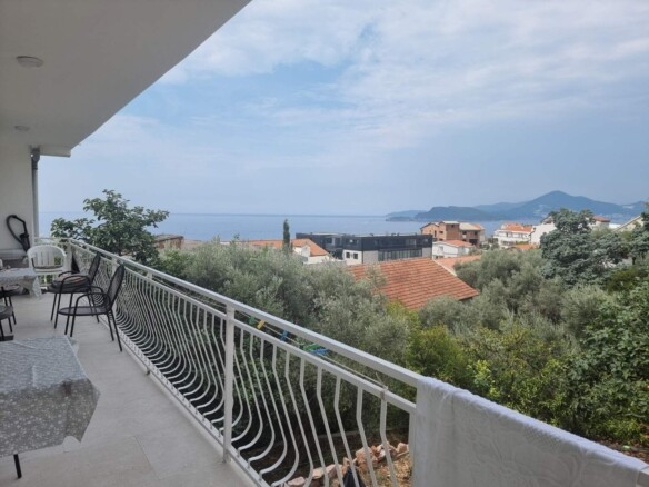 Dvosoban stan sa pogledom na more, Sveti Stefan, Budva — fotografija 14