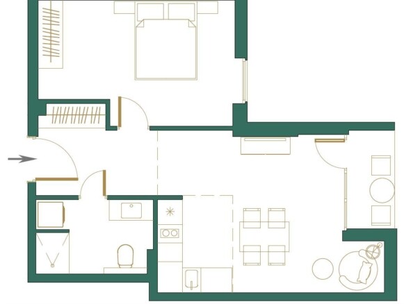 Jednosoban stan 46 m² – Kolašin — fotografija 11