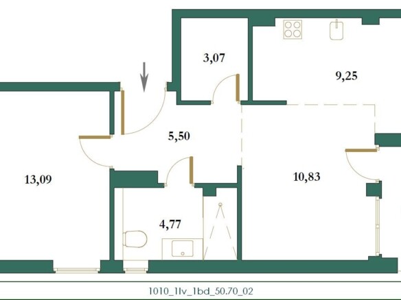 Jednosoban stan 46 m² – Kolašin — fotografija 14
